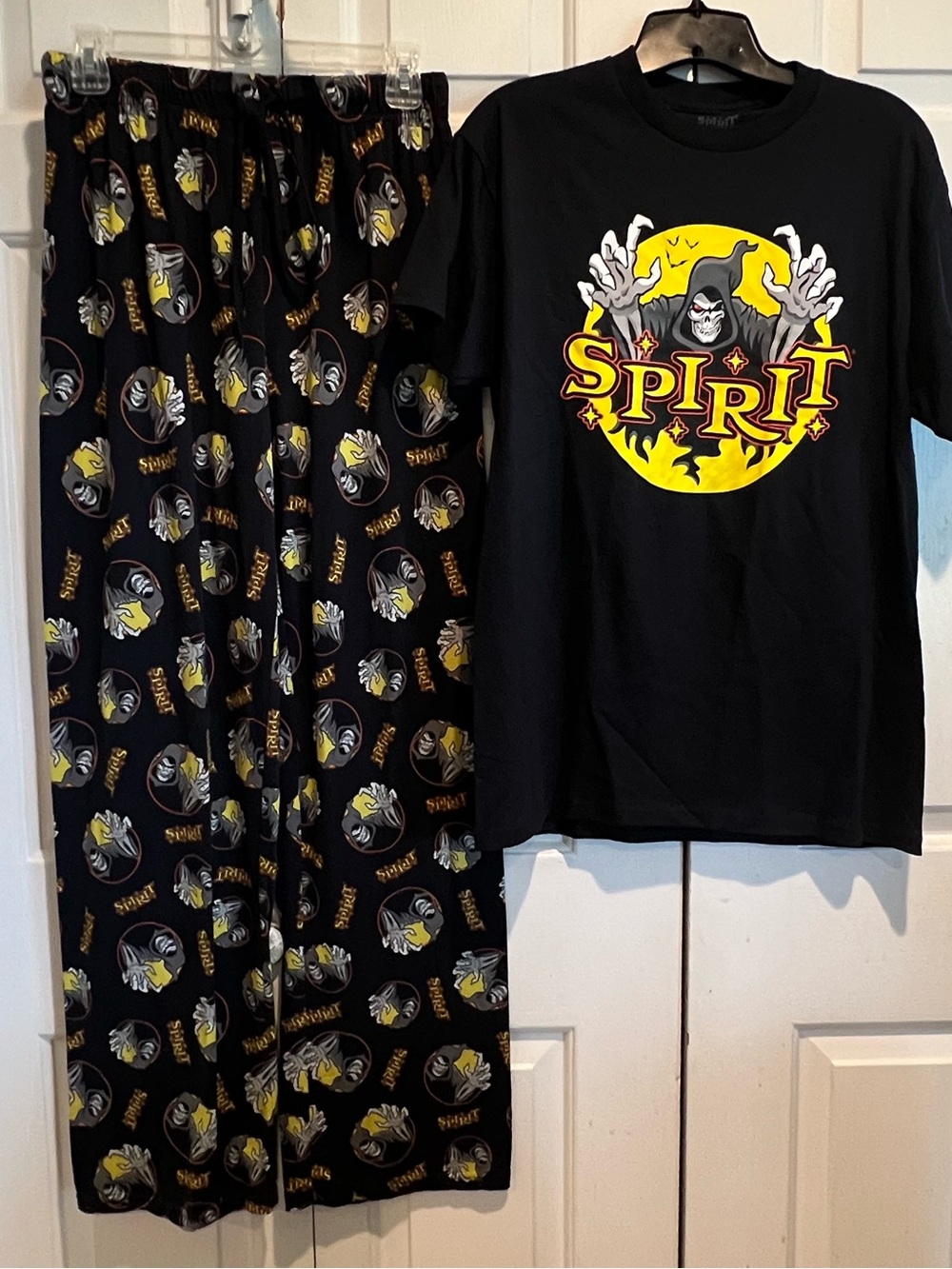 2 Pc “Spirit' Graphic Tee and Matching Lounge Pants / Pajamas